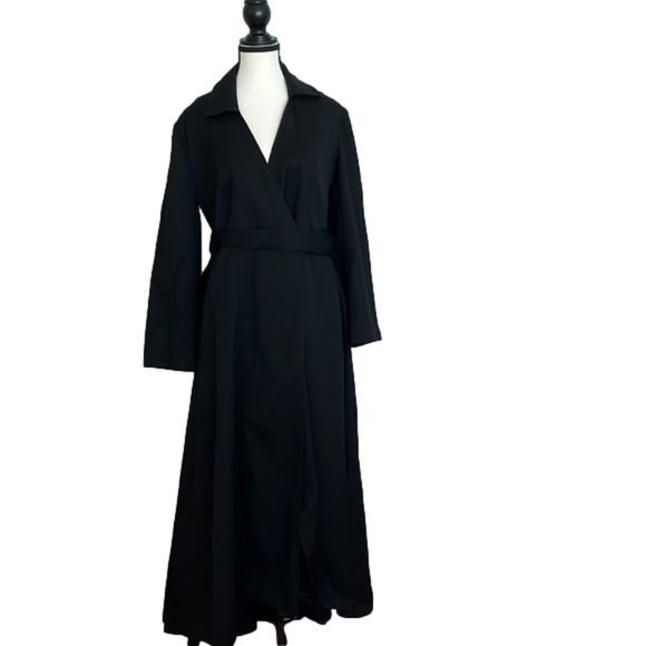 Jil Sander Narcy Belted Virgin-Wool Midi Shirt Dress - Picture 13 of 15